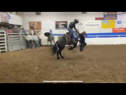 Horse Trainer Rides A Bronc For The First Time