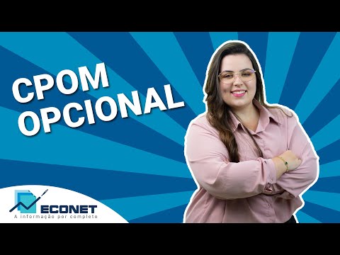 Minuto Econet - ISS/SP - CPOM: Finalmente, o cadastro é opcional