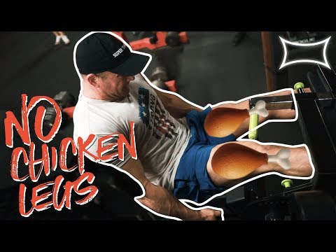 CHICKEN LEG ANTIDOTE - Try This Brutal Leg Day Yourself!