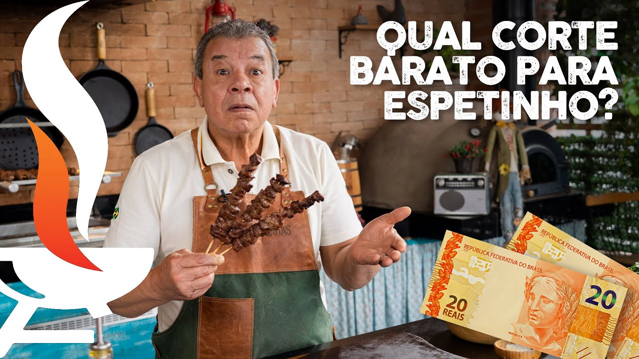 Carne barata para espetinho