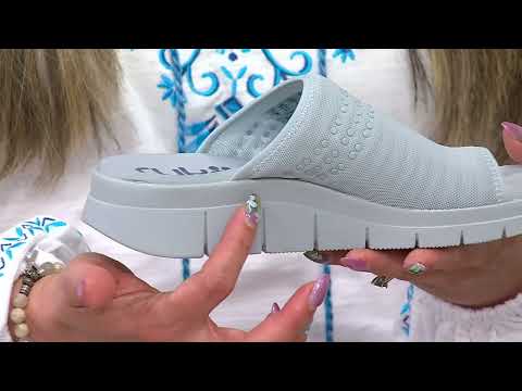 Ryka Washable Toe-Loop Slide Sandals - Elegance on QVC