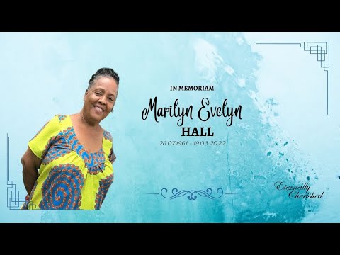 IN MEMORIAM OF MARILYN EVELYN HALL