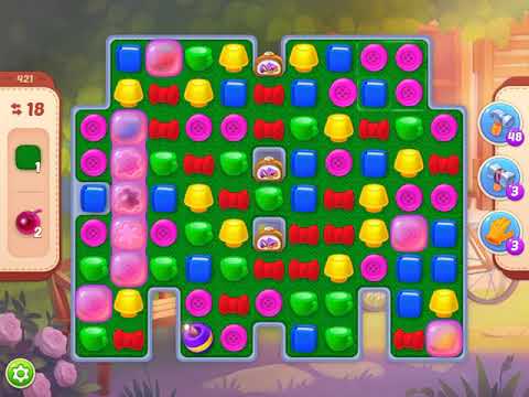 WALKTHROUGH Homescapes Level 421 - NO BOOSTERS