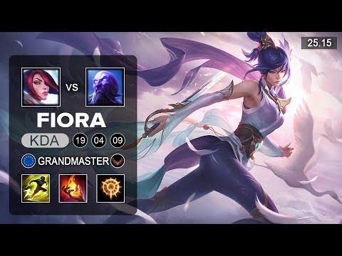 Fiora vs Ryze Top - EUW Grandmaster - Patch 25.15 Season 15