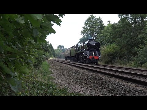 (4K)34052  Lord Dowding Finally Returning To The WSR.  (Light Loco) 03.09.18