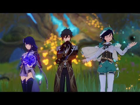 3 Archons Vs Weekly Bosses in Co-op Mode | Genshin Impact