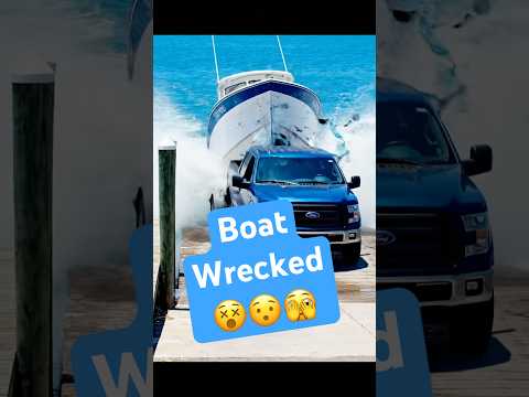 Asked Ex Wife to load new boat on trailer #boating #fishing #boats #rattled #shocking