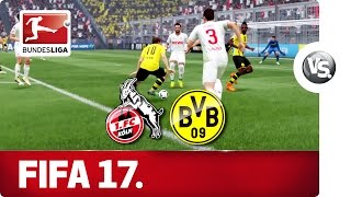 1. FC Köln vs. Borussia Dortmund - FIFA 17 Prediction with EA Sports