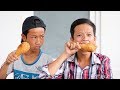 NERF GUN FRIED CHICKEN FOOD BATTLE