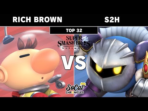 Smash Ultimate Tournament - Rich Brown (Olimar) Vs. S2H (Meta Knight) Top 32 Losers Side