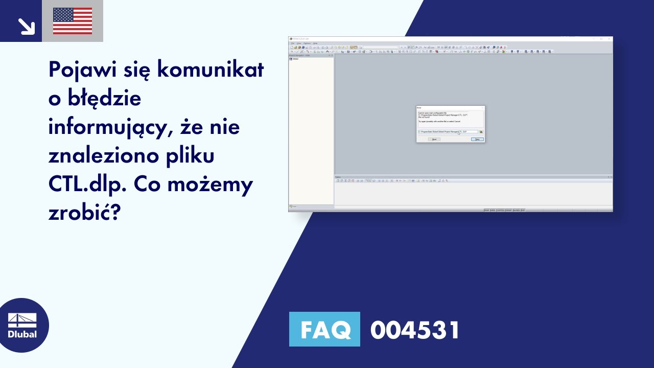 [PL] FAQ 004531 | Pojawi się komunikat o błędzie informujący, że nie znaleziono pliku CTL.dlp. Co ...