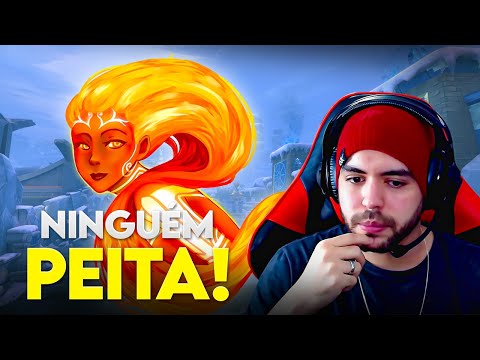 NINGUÉM PEITA O DANO AQUI! SOL/SUNNA MID - ⚡ Smite BR Ranked Conquista