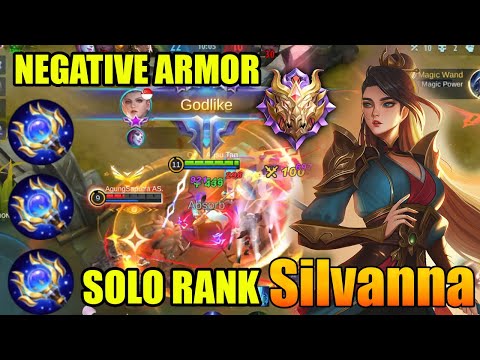 Silvanna Offlaner Build Negative Armor - Musuh Auto Pindah Lane Ketemu Silvanna| Top Global Silvanna