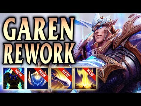 NEW REWORKED GAREN SPIN DAMAGE IS RIDICULOUS! - League of Legends S9