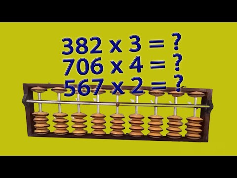 63. Abacus Math Multiplication 3 Digit Times 1 Digit | Abacus Mental Math Online