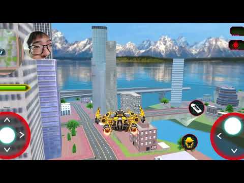 Flying Helicopter Robot Car Transform Shooting War