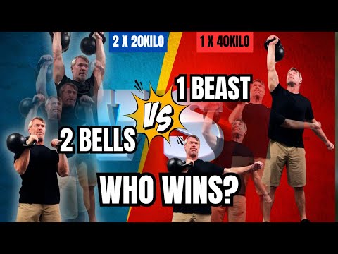“What’s better: 2x 20 kg kettlebells or 1x 40kg kettlebell?”