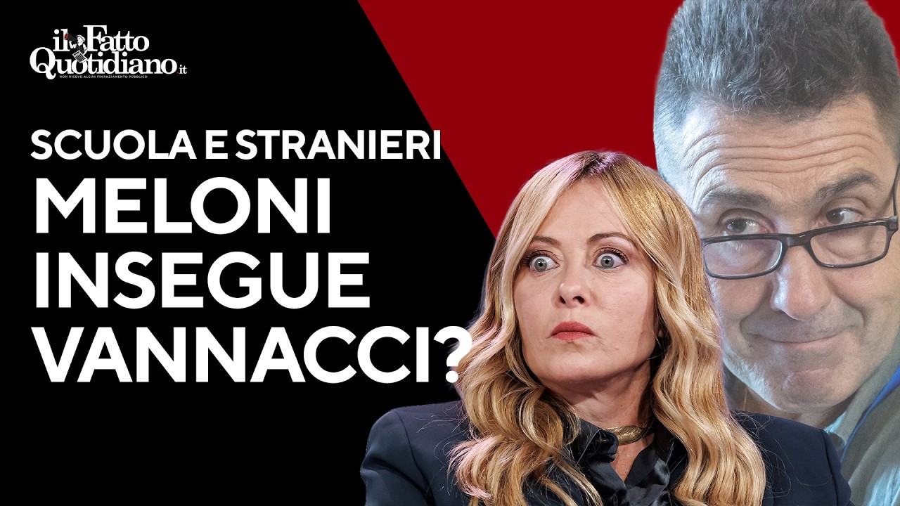 Scuola e stranieri: Meloni insegue Vannacci? La diretta con Gomez e Baraggino