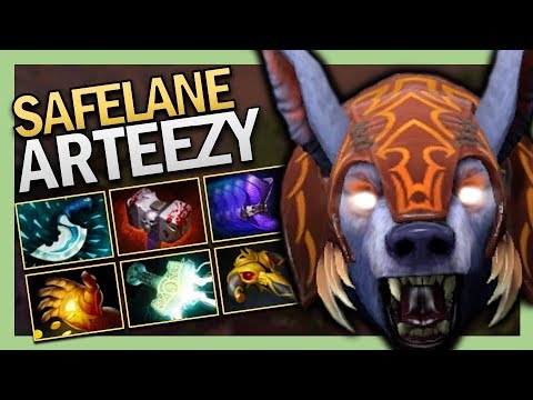 Dota 2 Pro Safelane Ursa by EG.Arteezy 7.22 Gameplay ROAD TO TI11