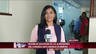 Miembros del Falpo se integran a marcha contra posible modificación a la Constitución