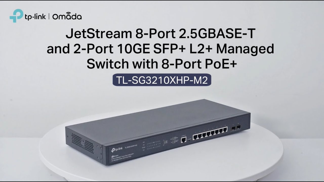 TP-Link PoE+ Switch TL-SG3210XHP-M2 10 Port