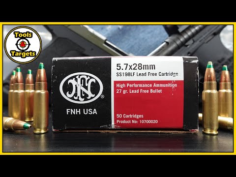 RED & GREEN!...FN 198LF 5.7x28 Self-Defense AMMO Ballistic Gel Test & Review!