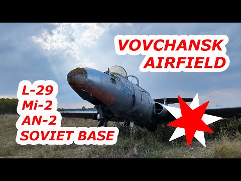 Vovchansk Airfield of Soviet Aviation School - L-29, Mi-2, AN-2