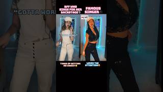 POV ur bff is a famous singer but is using ur voice and taking all the credit😳😕 #skit #shorts