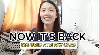 Available na SSS UMID ATM PAY CARD