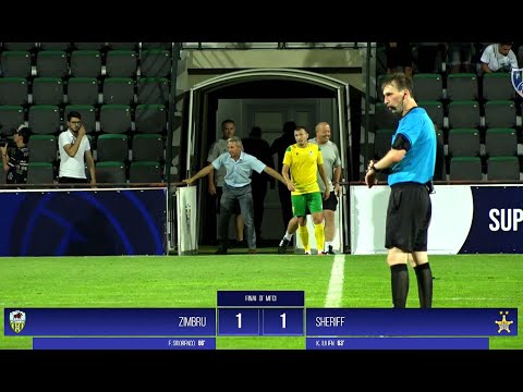 Супер лига. ФК Зимбру - ФК Шериф. 1-1. (нарезка) 30.07.2022