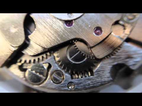Jaragar automatic (mechanical) watck inside closer look