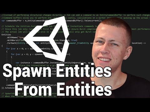 Unity ECS - Spawn Entites From Other Entities - DOTS Sample Project 5 [Old Version of ECS]