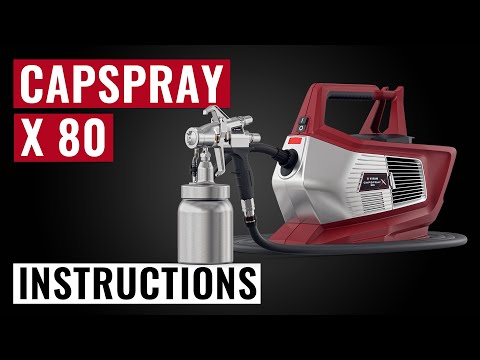 Capspray X 80 - Setup, Application, Cleaning, Maintenance