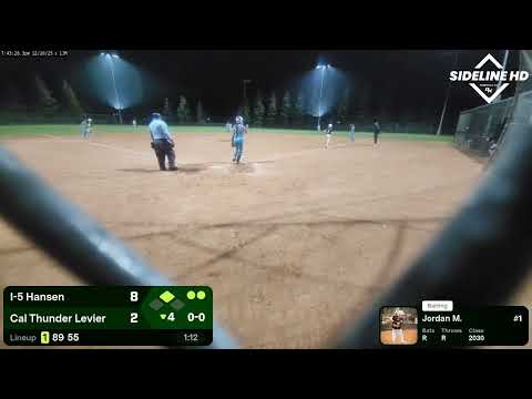 Cal Thunder Levier vs. I-5 Hansen (2025.12.20)