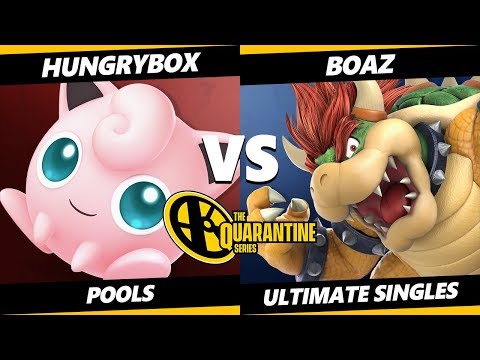 The April Minor Pools - Hungrybox (Jigglypuff) Vs. Boaz (Bowser) Smash Ultimate - SSBU