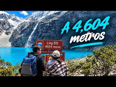 Llegada a la laguna 69, Yungay - Ancash, perú. (2021/07/29 - 12:03:41)