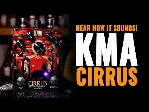 KMA Cirrus Delay Reverb Pedal w/ Tap Tempo imagen 3
