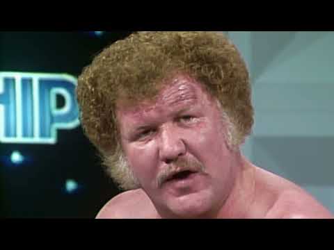 Harley Race discusses the World Title. NWA World Championship Wrestling -  JAN. 04, 1986.