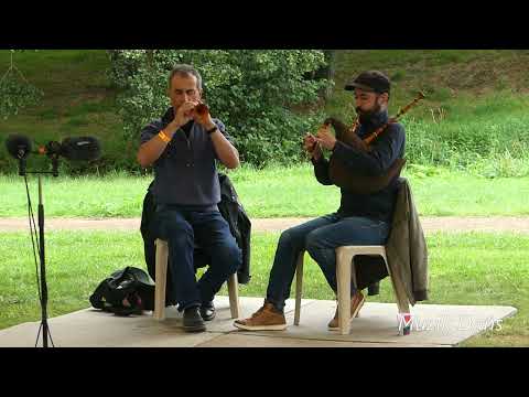 Mélodie du pays Fañch avec Gilles Lehart (bombarde) et Mathieu Messager (biniou) à Gourin en 2022