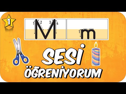 M Sesi Öğretimi 🐵 Okunuşu ve Yazılışı🍌1.Sınıf #2025