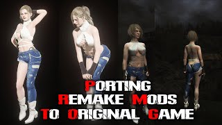 How to port RE4 Remake Mods to the Original Game
