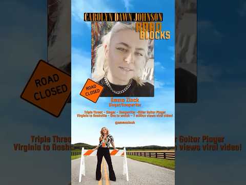 Emma Zinck tells us to overcome the #roadblocks of #selfdoubt #cdjroadblocks #countrymusic