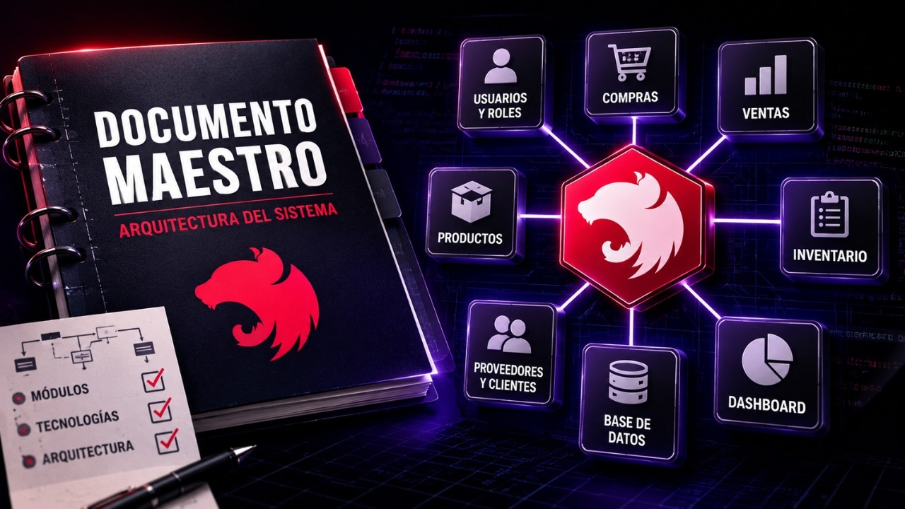 Antes de Programar en NestJS: Documento Maestro y Arquitectura del Backend