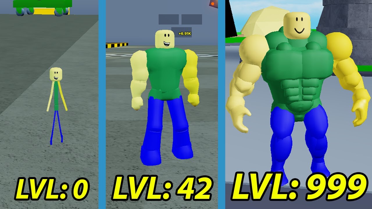 Buying Super OP Pet to Become The Strongest Noob in Roblox Strongman Simulator