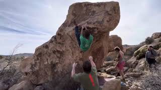 Video thumbnail of Velociduck, V5. Joshua Tree