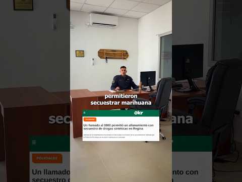 ALLANAMIENTOS EN LAMARQUE Y REGINA: SECUESTRARON DROGAS #rionegro #seguridad #patagonia #policia