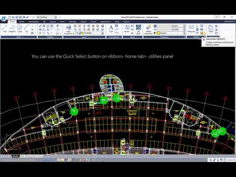 CAD Q&A: How to quick select specific objects within a drawing
