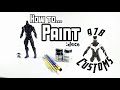 HOW TO Paint Marvel Legends Action Figures BLACK PANTHER VENOMVERSE