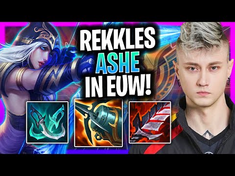 REKKLES IS A GOD WITH ASHE IN EUW SERVER! | T1 Rekkles Plays Ashe ADC vs Jhin!  Season 2024