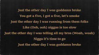 J.I.D - Just da Other Day (Lyrics)